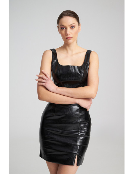MIND MATTER MOGGY DRESS 25-02-07-057-BLACK | BON FASHION