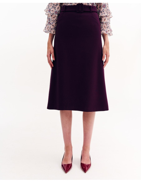 FOREL Φούστα σε "A" γραμμή 081.00.01.003-ΚΕΡΑΣΙ | BON FASHION