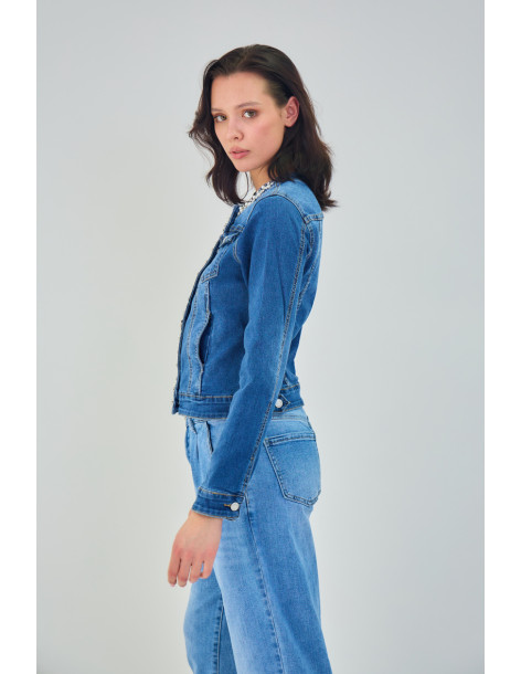 BON FASHION Denim jacket ALB1615-DENIM | BON FASHION