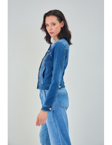 BON FASHION Denim jacket ALB1615-DENIM | BON FASHION