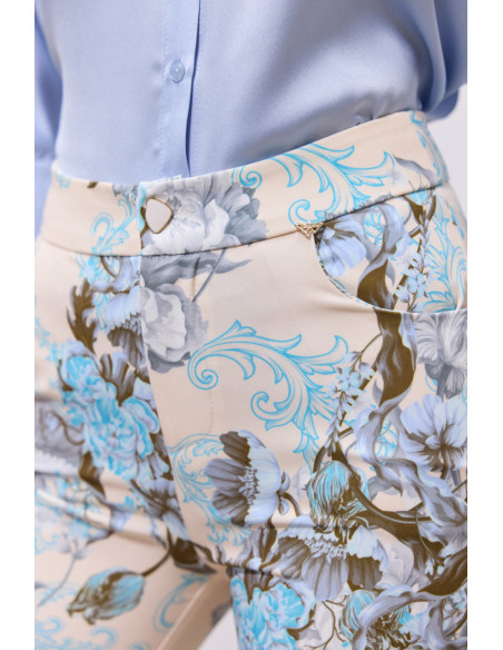 ENZZO Σακάκι-Παντελονι Cassie 261066-261067-ΣΙΕΛ | BON FASHION