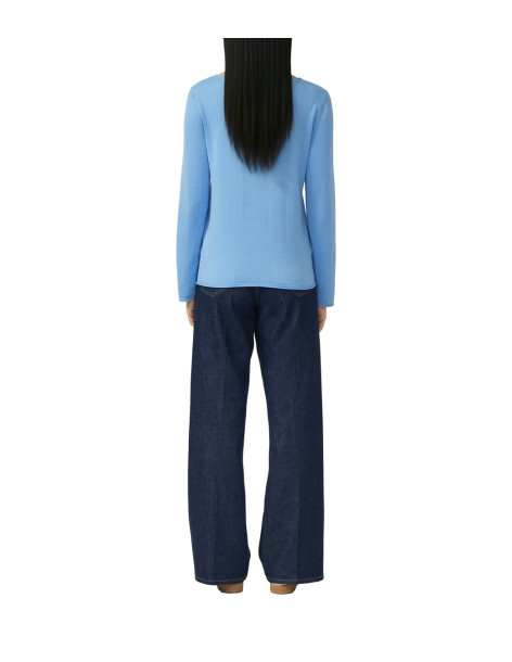 S.OLIVER Soft fine knit jumper with rolled edges 2176820-5141 | BON FASHION
