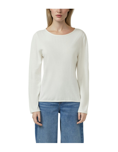 S.OLIVER Soft fine knit jumper with rolled edges 2176820-0210