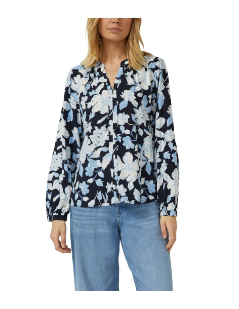 S.OLIVER Flowing viscose blouse with all-over print 2174662-59A0 | BON FASHION
