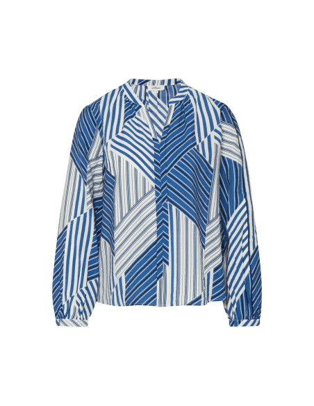 S.OLIVER Flowing viscose blouse with all-over print 2174662-59A0 | BON FASHION