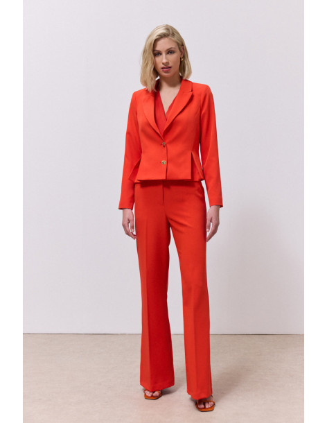 ENZZO Παντελόνα Joanne 261134-TOMATO | BON FASHION