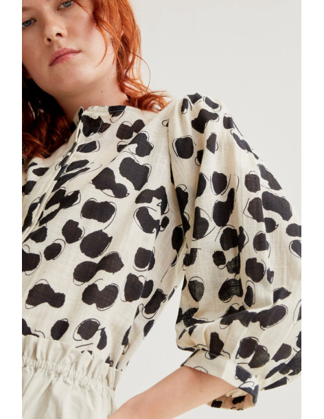 COMPANIA FANTASTICA Dalmatian print shirt 61C/43020 | BON FASHION