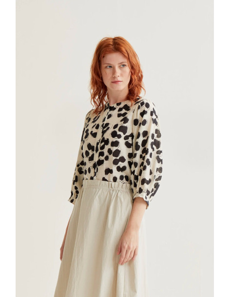 COMPANIA FANTASTICA Dalmatian print shirt 61C/43020