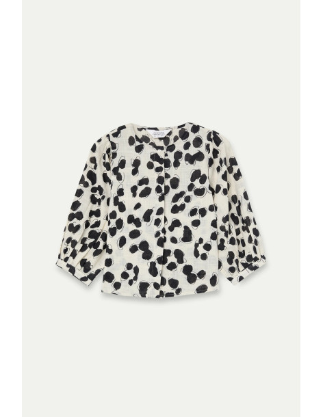 COMPANIA FANTASTICA Dalmatian print shirt 61C/43020 2