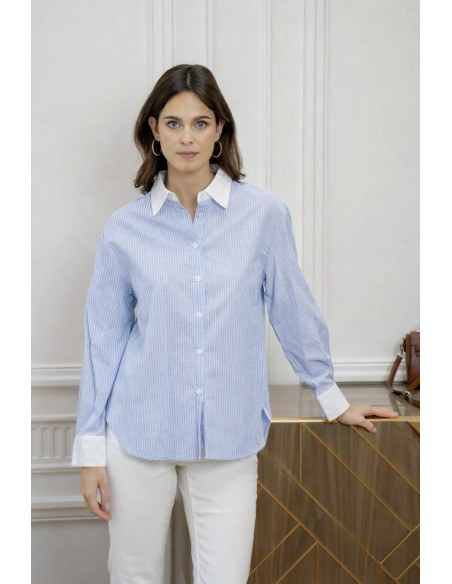 LOVIE & CO SHIRT 5141-BLUE