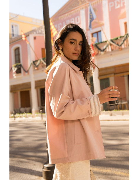 ESCADELLE cotton jacket 5272-ROSE | BON FASHION
