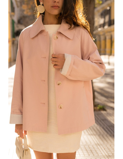 ESCADELLE cotton jacket 5272-ROSE | BON FASHION