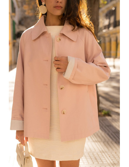 ESCADELLE cotton jacket 5272-ROSE | BON FASHION