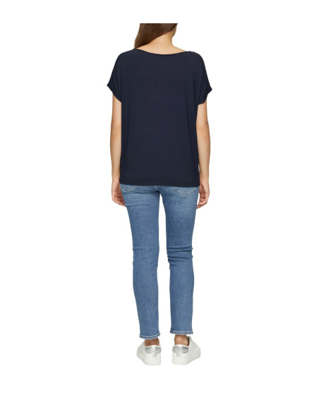 S.OLIVER Jersey top with dropped shoulders 2154938-5959 | BON FASHION