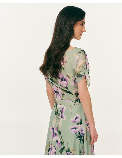 FOREL Φόρεμα floral με ζώνη 082.50.01.130-ΒΕΡΑΜΑΝ | BON FASHION