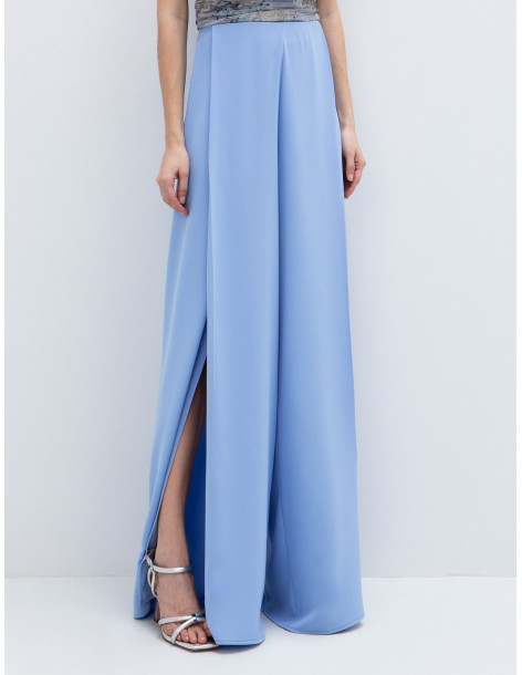 TOI & MOI Παντελόνα με ανοίγματα 20-5865-126-ΣΙΕΛ | BON FASHION