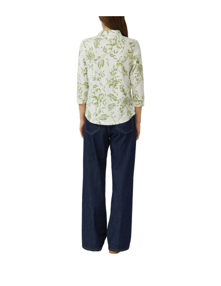 S.OLIVER Elasticated jersey blouse with 3/4 sleeves 2176230-02A4 | BON FASHION