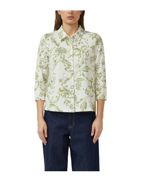 S.OLIVER Elasticated jersey blouse with 3/4 sleeves 2176230-02A4 | BON FASHION