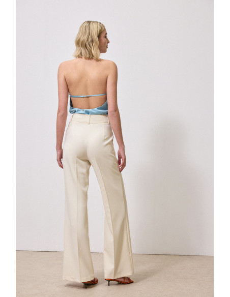 ENZZO Παντελόνα Joanne 261134-ΒΑΝΙΛΙΑ | BON FASHION