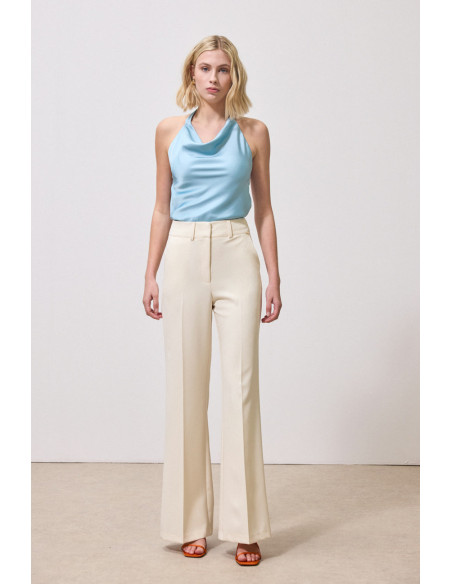 ENZZO Παντελόνα Joanne 261134-ΒΑΝΙΛΙΑ | BON FASHION