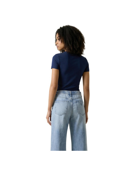 GUESS T-shirt slim με λογότυπο W5GI104-J1314-ΜΠΛΕ