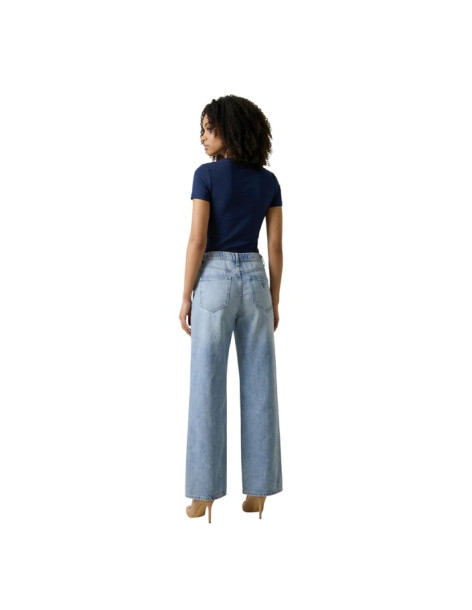 GUESS T-shirt slim με λογότυπο W5GI104-J1314-ΜΠΛΕ