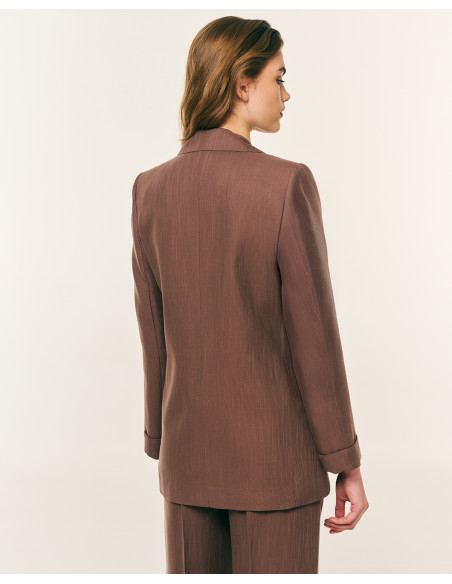 FOREL Σακάκι σε ίσια γραμμή 082.30.01.001-ΣΟΚΟΛΑ | BON FASHION