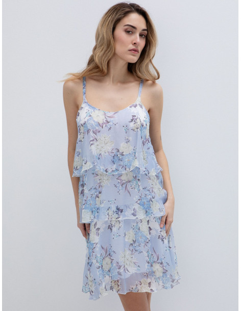 TOI & MOI Floral φόρεμα με layers 50-6897-126_1009