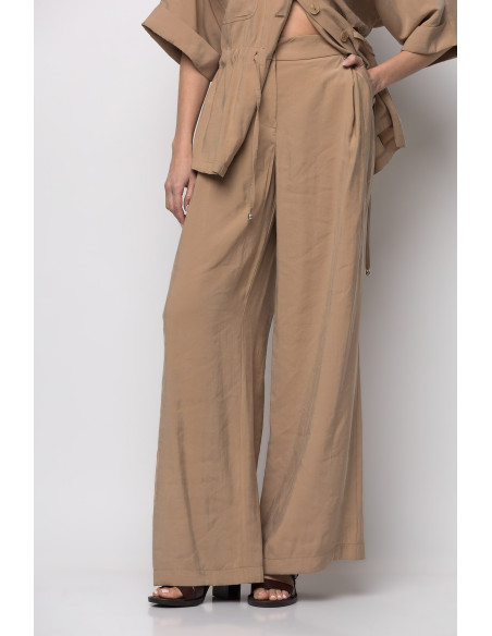 DONNA MARTHA Σετ cupro χακί 26650-26504-3 | BON FASHION