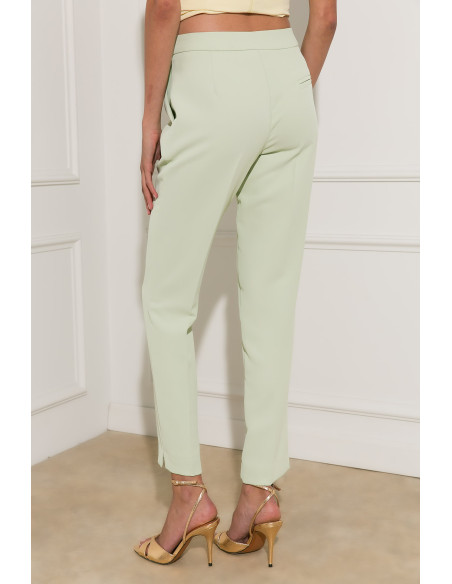 DONNA MARTHA Παντελόνι κρεπ 26532-3-ΜΕΝΤΑ | BON FASHION
