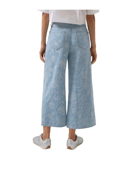 S.OLIVER Suri culotte jeans made from denim jacquard 2176463-53Y3 | BON FASHION
