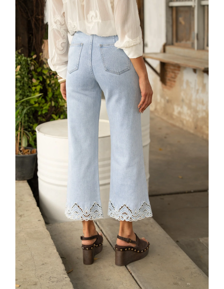 ORAIJE PARIS Jean Ankle Wide - Nola JD643-LIGHT BLUE | BON FASHION