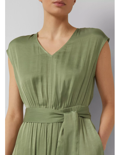 S.OLIVER Satin jumpsuit with extra wide leg 2176380-7900