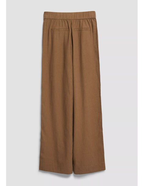 S.OLIVER Linen blend pants with elastic waistband 2179148-8918