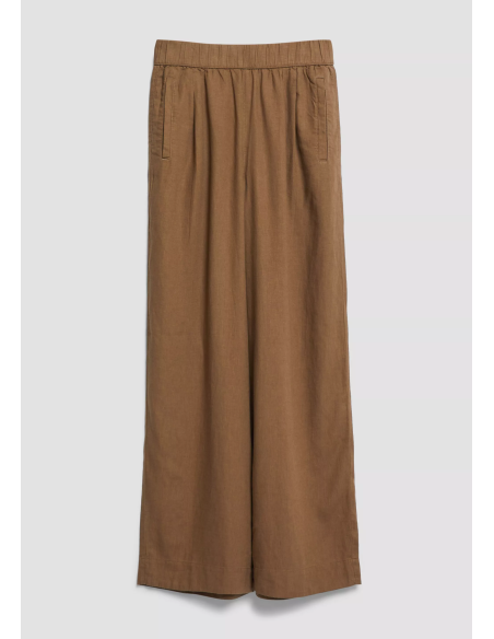 S.OLIVER Linen blend pants with elastic waistband 2179148-8918