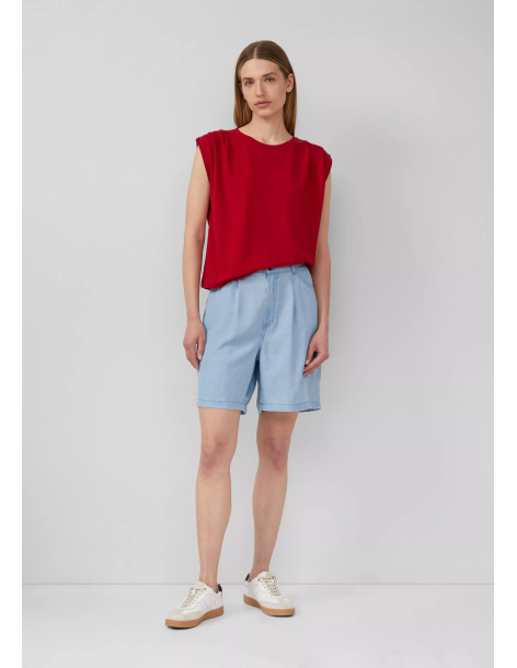 S.OLIVER T-Shirt mit Faltendetails 2166317-3533 2