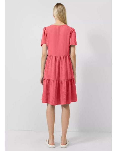 S.OLIVER Knee-length tiered dress 2180227-3101