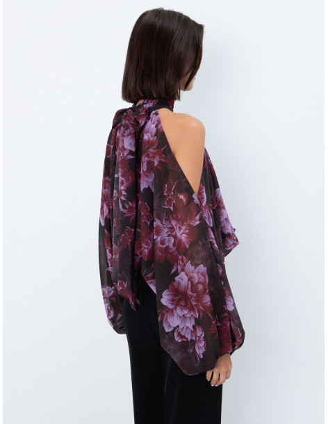 TOI & MOI Floral μακρυμάνικη μπλούζα 30-5910-226