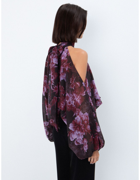 TOI & MOI Floral μακρυμάνικη μπλούζα 30-5910-226
