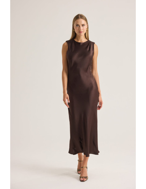 ENZZO Φόρεμα Martina 262006-ESPRESSO