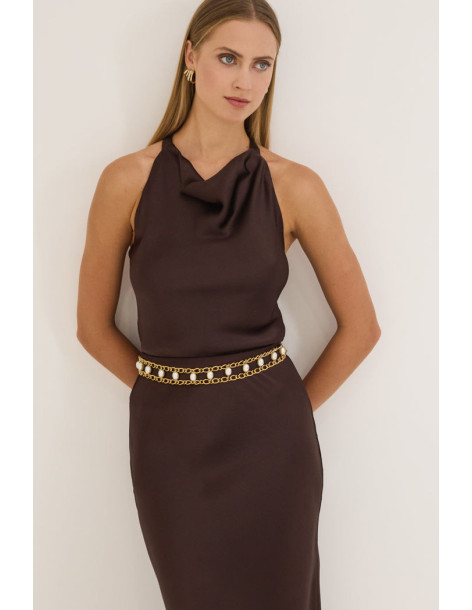 ENZZO Μπλούζα Nellie 262047-ESPRESSO