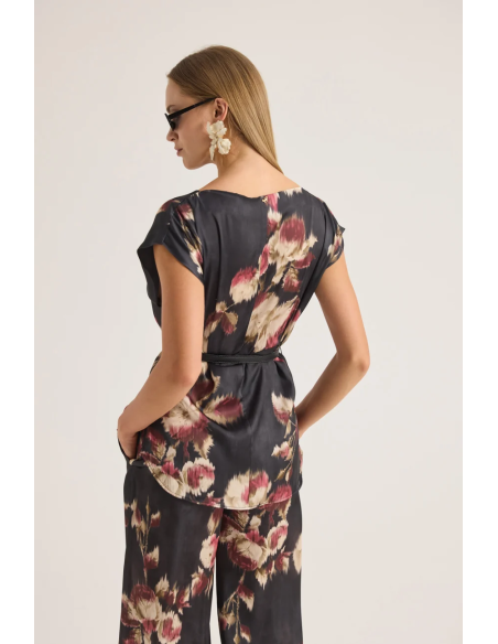 ENZZO SET Παντελόνι Marci Μπλούζα Marci 262028-262029-WINE