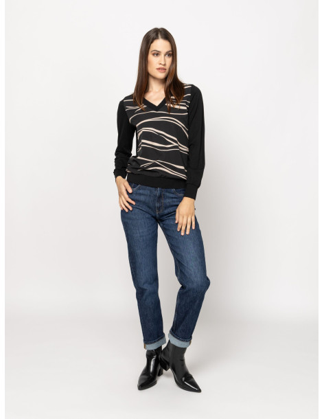 HEAVY TOOLS Μακρυμάνικο Τ-SHIRT CALISHAW26 15056-WAVE 2