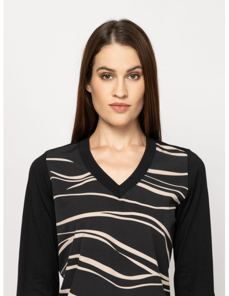 HEAVY TOOLS Μακρυμάνικο Τ-SHIRT CALISHAW26 15056-WAVE