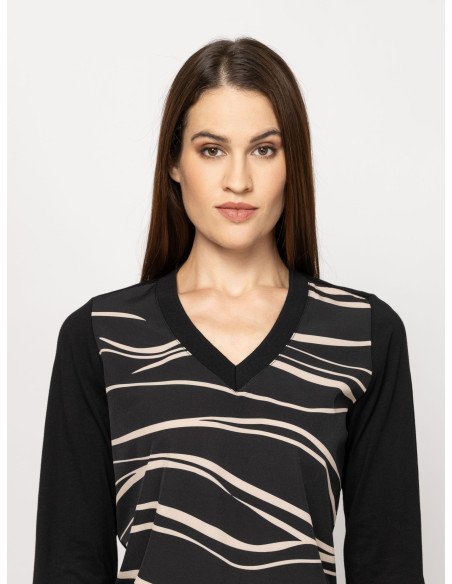 HEAVY TOOLS Μακρυμάνικο Τ-SHIRT CALISHAW26 15056-WAVE