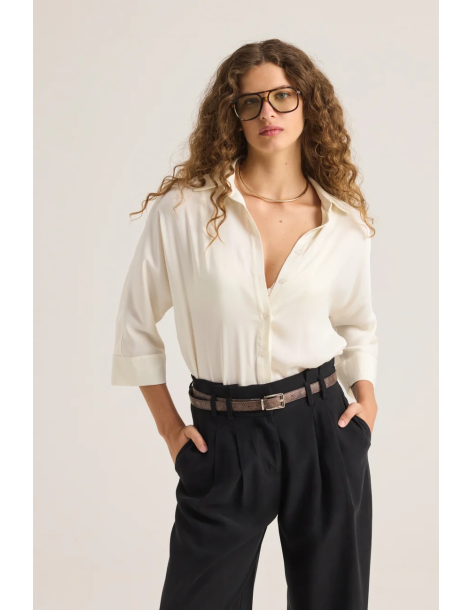 ENZZO Πουκάμισο Maritina 262065-CREAM