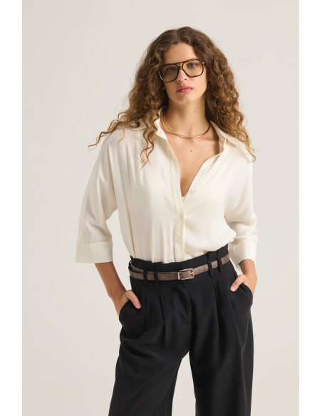ENZZO Πουκάμισο Maritina 262065-CREAM