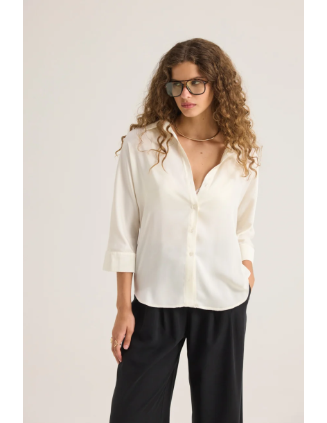 ENZZO Πουκάμισο Maritina 262065-CREAM