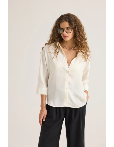 ENZZO Πουκάμισο Maritina 262065-CREAM