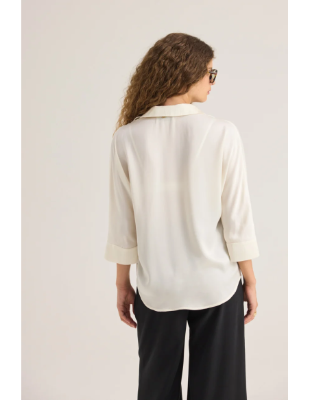 ENZZO Πουκάμισο Maritina 262065-CREAM
